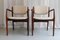 Moderne dänische Teak Armlehnstühle, 1950er. 2er Set 14