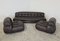 Set da salotto Soriana di Afra e Tobia Scarpa per Cassina, 1969, set di 3, Immagine 2