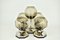 Modular Flush Mount by Motoko Ishii for Staff Lamps, 1970s, Set of 5 2