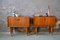 Vintage Style Scandinavian Bedside Tables or Nightstands, 1970s, Set of 2 1