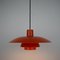 Vintage Danish Pendant Lamp Ph 4/3 by Poul Henningsen for Louis Poulsen, 1966 5