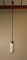 Mid-Century Hängelampe aus Opalglas & Teak, Italien, 1950er 1