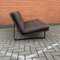 Sofá de dos plazas de tapicería marrón y base negra de Kho Liang Ie para Artifort, 1968, Imagen 3