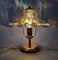 Murano Glass Flower Table Lamp with Mushroom Design, 1960s 3