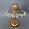 Murano Glass Flower Table Lamp with Mushroom Design, 1960s 6