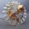 Murano Glass Flower Table Lamp with Mushroom Design, 1960s 15