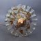 Murano Glass Flower Table Lamp with Mushroom Design, 1960s 16