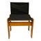 Black Canvas Monk Chairs by Afra & Tobia Scarpa for Molteni, 1973, Set of 8 13