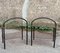 Stained Glass Bedside Tables, 1980s, Set of 2 3