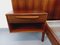 Vintage Scandinavian Double Bed in Rosewood with Integrated Nightstands, 1960s 2