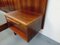 Vintage Scandinavian Double Bed in Rosewood with Integrated Nightstands, 1960s 16
