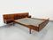 Vintage Scandinavian Double Bed in Rosewood with Integrated Nightstands, 1960s 5