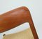 Sedia moderna in teak di Niels Otto Møller per JL Møllers, Danimarca, anni '60, Immagine 5