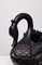 Large Mid-Century Black Wooden Swan, 1960s, Image 2