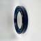 Vintage Blue Plastic Wall Mirror with Round Frame, 1970s 3