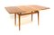 Mesa de comedor escandinava de teca, años 50, Imagen 7