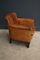 Fauteuil Club Vintage en Cuir Cognac 4