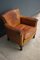 Vintage Cognac Leather Club Chair 3