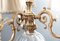 Delta Quattro 5-Light Crystal Table Lamp in Silver Finish 9