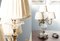 Delta Quattro 5-Light Crystal Table Lamp in Silver Finish 11