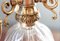 Delta Quattro 5-Light Crystal Table Lamp in Silver Finish 5