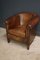 Vintage Cognac Leather Club Chair 5
