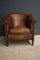 Club chair vintage in pelle color cognac, Immagine 1