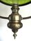 Antike österreichische Jugendstil Lampe mit Glasschirm 8