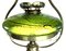 Antike österreichische Jugendstil Lampe mit Glasschirm 5