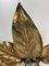 Florentine Brass Floral Wall Sconce by Willy Daro for Massive Lighting, 1970s 5