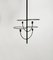 Chrome-Plated Lyndon Pendant Light by Vico Magistretti for Oluce 8
