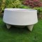 Large White Modernist Garden Planters, 1990, Set of 2, Image 12