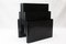 Black Magazine Rack Model 4675 by Giotto Stoppino for Kartell, Italy, 1970s, Image 1