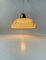 Scandinavian Functionalist Ceiling Lamp in Brass and Marble Glass, 1940s 1
