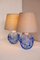 Mid-Century Modern Table Lamps in Blue by Börne Augustsson for Åseda, Sweden, Set of 2 5