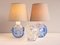 Mid-Century Modern Table Lamps in Blue by Börne Augustsson for Åseda, Sweden, Set of 2 7