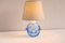 Mid-Century Modern Table Lamps in Blue by Börne Augustsson for Åseda, Sweden, Set of 2 8
