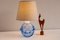 Mid-Century Modern Table Lamps in Blue by Börne Augustsson for Åseda, Sweden, Set of 2 11