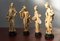 Vintage Hand-Carved Oriental Resin Sculptures, 1970s, Set of 4 1