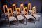 Ernst-Martin Dettinger zugeschriebene Esszimmerstühle aus Kirschholz, 1960er, 8 . Set 2