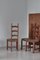 Art Nouveau Scandinavian Skönvirke Chairs in Carved Oak, Denmark, 1930s, Set of 4 16