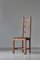 Art Nouveau Scandinavian Skönvirke Chairs in Carved Oak, Denmark, 1930s, Set of 4 6