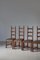 Art Nouveau Scandinavian Skönvirke Chairs in Carved Oak, Denmark, 1930s, Set of 4 5