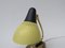 Italian Table Lamps in Brass Lacquered in Yellow and Black, 1950s, Set of 2, Image 11