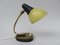 Lampes de Bureau en Laiton Laqué Jaune et Noir, Italie, 1950s, Set de 2 13