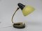 Italian Table Lamps in Brass Lacquered in Yellow and Black, 1950s, Set of 2 12