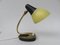 Lampes de Bureau en Laiton Laqué Jaune et Noir, Italie, 1950s, Set de 2 12