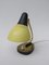 Lampes de Bureau en Laiton Laqué Jaune et Noir, Italie, 1950s, Set de 2 9