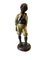 Early 20th Century A Young Boy with Hat Brass Figure, Image 1