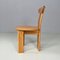 Mid-Century Modern Italian Wood Chairs attributed to Mario Marenco for Mobilgirgi, 1970s, Set of 10 3